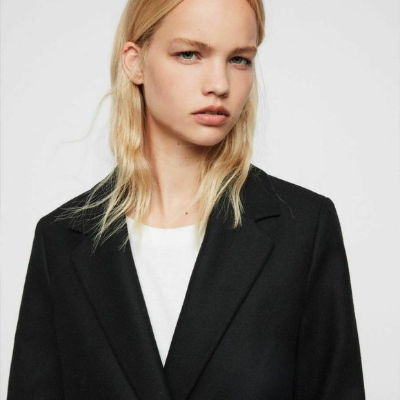 All Saints Jackets & Blazers - All Saints Dree Teco Wool Fall Winter Coar